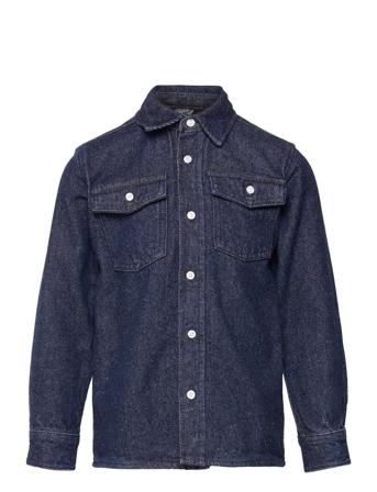 Denim Overshirt Reborn - Grs/Vegan Blue Knowledge Cotton Apparel