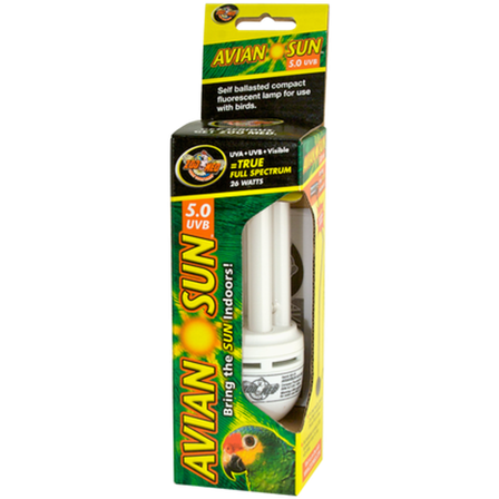 ZOO Med - Fuglesol 5.0 UVB 26W - Fugl - Fuglelamper - UV-lamper for fugl - ZOO.no