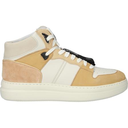 Blackstone Xl28 Coconut Noce - High-Top Sneaker , Wit , Dames , Maat: 38 EU