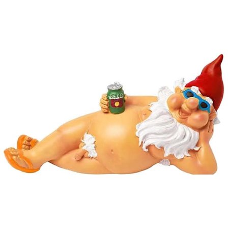 Puutarhan Tonttukoriste Hauska Tonttuveistos Hartsi Kääpiö Ilkeä Puutarha Veistos Koti Puutarha Koristeluun