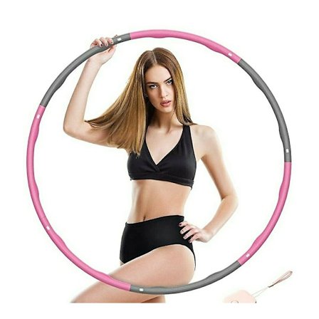 7 Knutar Viktad Vikbar Hula Hoop Magövning Fitness Hula Hoop