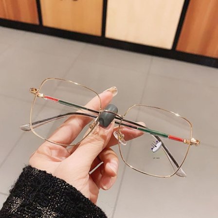 Anti-Blue Light Lasit Ylisuuret silmälasit GOLD GOLD