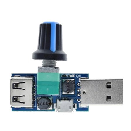 DC 4V-12V 5W XY-FS USB Vifte Trinnløs Regulator USB Viftehastighetskontroller Multi-Gir Ekstra Kjøleverktøy