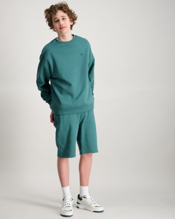 Lyle & Scott Heavy Weight Sweat Short Groen Shorts Jongens - Kids Brand Store
