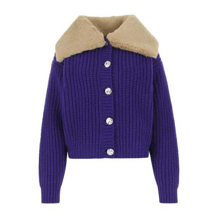 Blumarine Cardigans Lilla, Dame