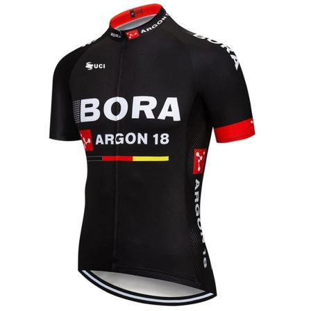 UCI BORA 2023 Kortermet trøyesett for menn Ropa Ciclismo Hombre Sommersykkelklær Triathlon Bib Shorts Dress Sykkeluniform Cycling Jersey Asian size - 