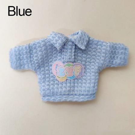 Mini strikket genser 1/12 Doll Cardigans BLÅ Blue