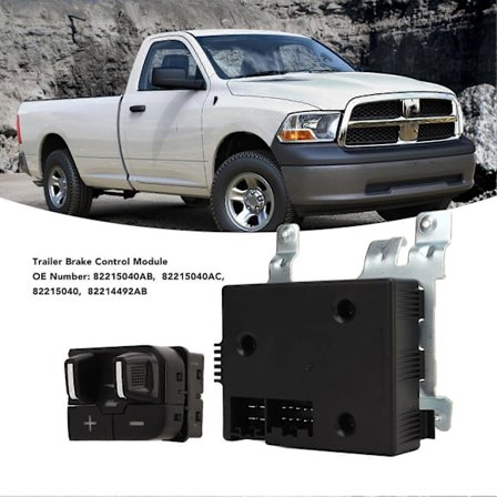 Tilhengerbremsekontrollmodul 82214492AB Stabil Bremsekraft Pålitelig Langvarig Erstatning for Ram 2500 3500 4500 5500