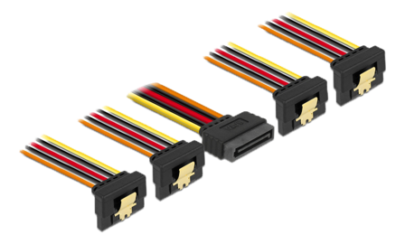 Delock strømsplitter - SATA-strøm til SATA-strøm - 15 cm