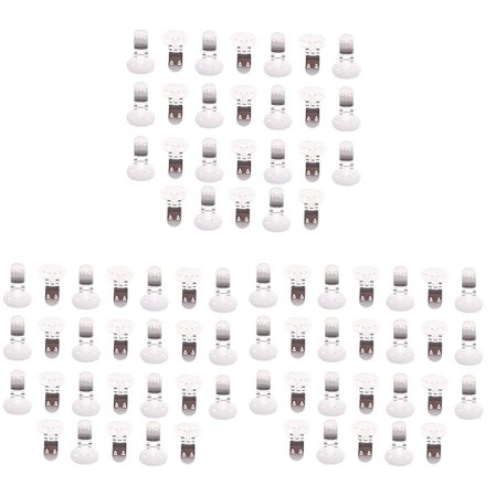 78 stk Sko Klips Store Flat Blanke Rustfritt Stål Metall Klips Sko Tilbehør For DIY Håndverksprosjekt7