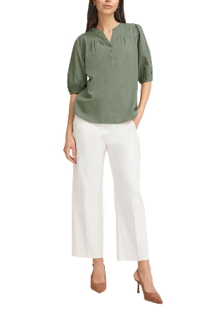 Fransa FRMADDIE Blouse Skjortor Dam Grön XS