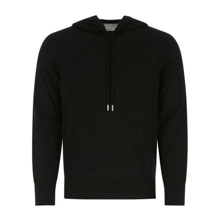Alexander McQueen, Hoodies Czarny, Mężczyzna, Rozmiar: M