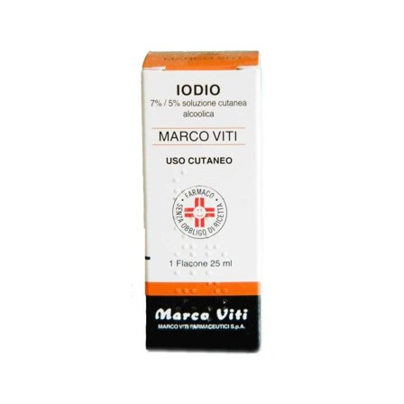 Iodio Soluzione Alcoolica Marco Viti 25ml 1 Flacone
