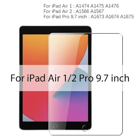 Klart härdat glas för iPad Pro 11 12.9 13 tum 2024 10:e generationen Air 5 4 3 2 1 7:e 8:e 9:e 10.2 Mini 6 9.7 Film