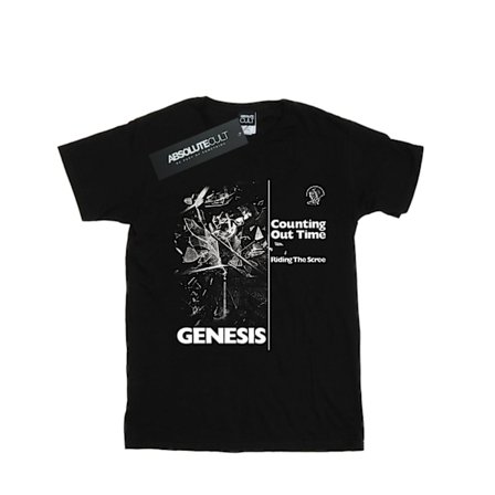 Genesis Mens Counting Out Time T-Shirt S Svart