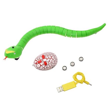 RC Dyr Infrarød Fjernkontroll Slange Med Egg Barn Elektrisk Triks Rampestreker Leker