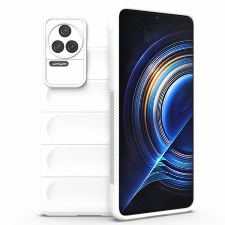 Mjukt greppformat Xiaomi Redmi K50 / Xiaomi Redmi K50 Pro skal - Vit