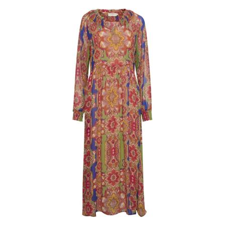 Cream CRCarolina Long Kjole - Zally Fit Rød, Dame