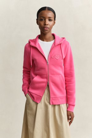 GANT Damen Tonal Sweatjacke (XXXL) Rosa