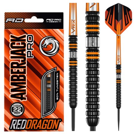 Amberjack Pro 1 Steel Tip Darts 22g | Red Dragon Darts