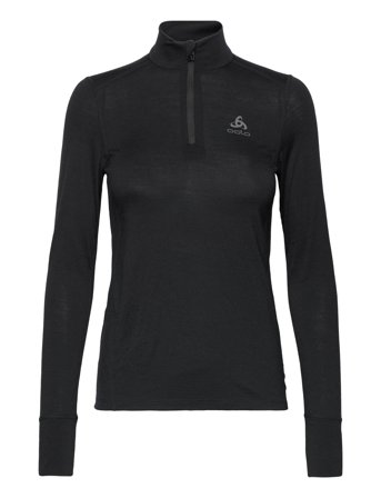 Odlo Merino 200 Bl Top Turtle Neck L/S Half Zip Black Odlo