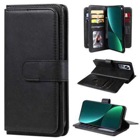 SKALO Xiaomi 12 Pro 10-RUM Flip Cover - Sort Black