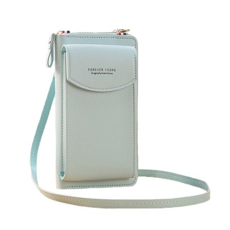 Kvinnor Plånböcker Läder Axelremsväska Mobiltelefonväska Plånbok Handväska