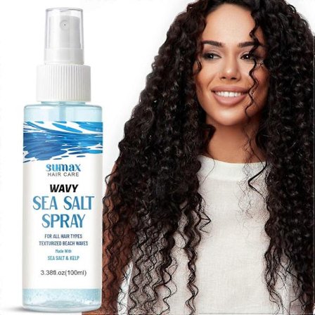 Havsalt Spray for Menn - Hårteksturspray - Surfespray for å Tilføre Volum og Tekstur Havsalt Spray for Menn Beach Hårspray