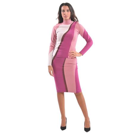 Fracomina Turtlenecks rosa, Dam Polotröjor, Dam, Storlek: S