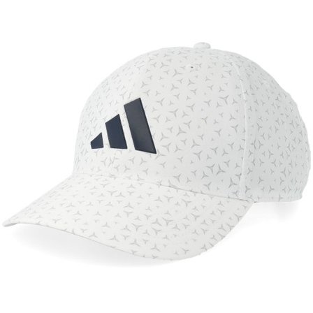 Adidas - Vit adjustable Keps - Tour Print White Adjustable @ Hatstore