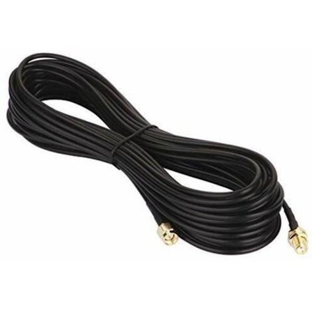 SMA-kabel förlängningskabel Koaxialkabel SMA hane till SMA hona 10 meter för antenn WLAN-förlängning, radioantennkabel antenn wifi