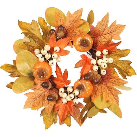 Thanksgiving Höst Dörrkrans Konstgjorda Lönnlöv P