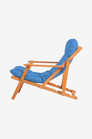 Hanah Home - Trädgårdsstol - Kerim - Blå - Utefåtöljer - Från Homeroom