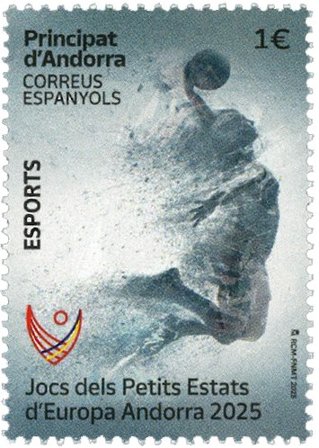 Spansk Andorra - Legene for Europas Små Stater - Postfrisk frimærke