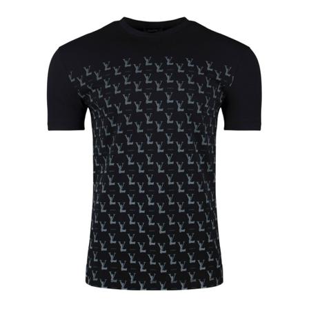 Radical, Elio ALL Over GUN DYE t-shirt Zwart, Heren, Maat:XL