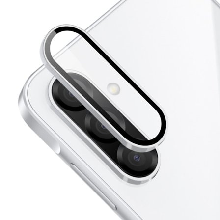 SKALO Samsung A56 5G ENKAY Kamerasuoja Metallirengas - Hopea