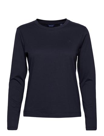 Original Ls T-Shirt T-shirts & Tops Long-sleeved Navy GANT