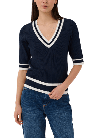 Inwear LeenahIW V-Neck Blouse; Pullover Tröjor Dam Flerfärgad L