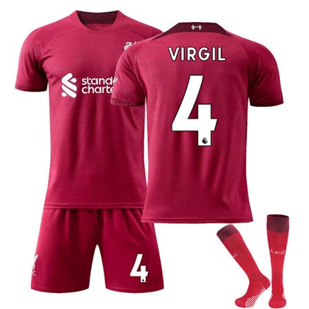 Nya Pojkar Barn Barn Fotboll Kit Kort Skjorta Socka Set Fotboll
