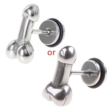 Unikke Ørestikker Punk Øreringe Overdriv Mænd Smykker Brincos Charms Dekoration Øreringe Gaver til Mandlige Kvinder