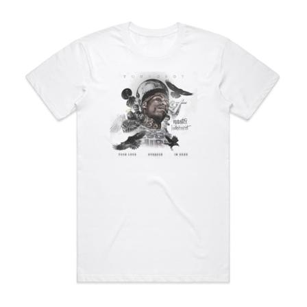 Youngboy Never Broke Again Mästare The Day Of Judgment Cover T-shirt Vit XXL