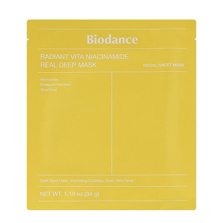 Biodance Hydro Cera-Nol Real Deep Radiant Vita Niacinamide 1 stk, Skincare, Masker, Sheet Masker