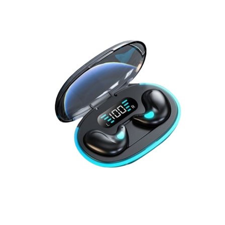 Nya X55 Osynliga Sleep Trådlösa Hörlurar True Mini Bluetooth 5.3 Dolda Hörlurar med Mikrofon Bas Brusreducering HiFi Stereo Headset