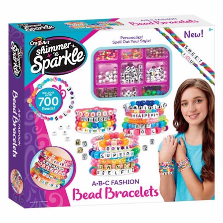 Shimmer n Sparkle ABC Pärlor Armband