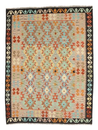 Kilim Afghan Old Style Rug Oriental Orange/Brown (Wool, Afghanistan)