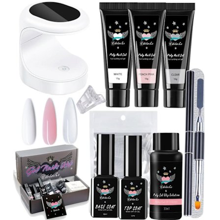 Polygel Nagelkit med Uv Lampa