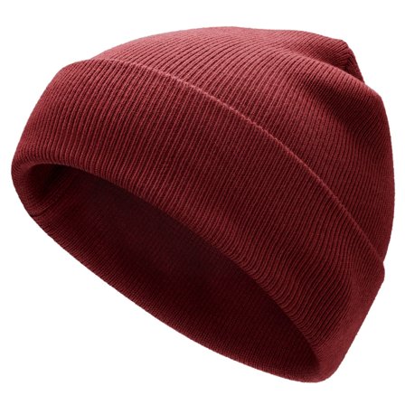 Hiems | Burgundy Recycled Cotton Beanie for Men - Beanies
