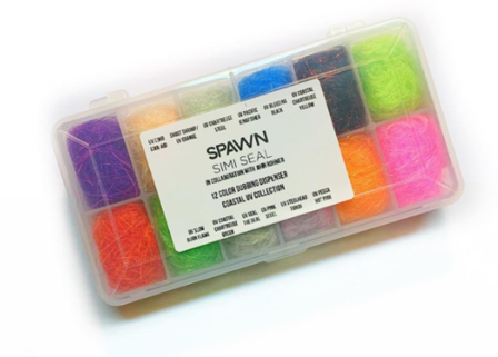 Spawn ́s UV Mega Simi Seal Coastal UV Dubbing Dispenser
