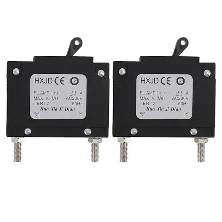 2 stk. 23A sikkerhedsafbryder til benzin generatorer med afbryder