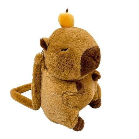 Capybara Plys Rygsæk Kawaii Mode Plushie Duk Pels Taske Børnetaske Skuldertaske Mini Rygsække